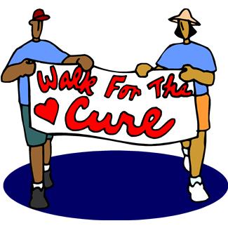 Walking is healthy lifestyle habit, Walk to fund the prevention of heart disease